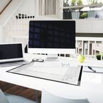 Durable Calendar Desk Mat 590x420mm Black 729801