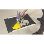 Durable Duraline Floor Marking Stencil Set Logistics/Warehouses 114600