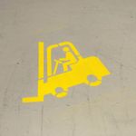 Durable Duraline Floor Marking Stencil Set Logistics/Warehouses 114600