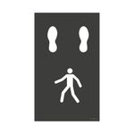 Durable Duraline Floor Marking Stencil Set Logistics/Warehouses 114600