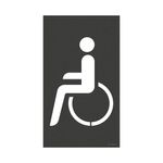 Durable Duraline Floor Marking Stencil Set Parking Instructions 114700
