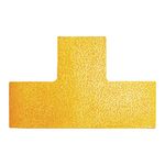 Durable Heavy Duty Adh Floor Marking T Shape Yellow Pack of 10 170004