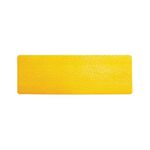 Durable Heavy Duty Adhesive Floor Mark Dash Yellow Pack of 10 170304