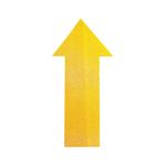 Durable Heavy Duty Adh Floor Marking Arrow Yellow Pack of 10 170504