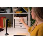 Durable VARICOLOR Desktop Organiser 5 Drawer Colour Coded Modular Storage A4+ 762527