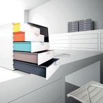 Durable VARICOLOR Desktop Organiser 5 Drawer Colour Coded Modular Storage A4+ 762527
