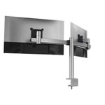 Durable Monitor Mount PRO for 2 Screens Up to 27 Inch with Desk Clamp Attachment 508523