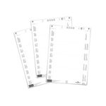 Durable Insert Sheets 150x67mm White (Pack of 80) 100302
