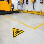 Durable Duraline Heavy Duty Floor Mark Tape 50mm x 30m Yellow 102104