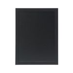 Deflecto Wall Mounted Chalkboard 600x800mm Black WCB-60-80-BLK
