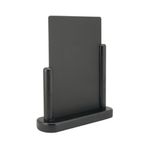 Deflecto Double Sided Large Countertop Chalkboard Information Display Black TCB-LG-BLK