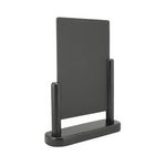 Deflecto Double Sided Large Countertop Chalkboard Information Display Black TCB-LG-BLK