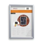 Deflecto 25mm Front Opening Snap Frame A0 Aluminium 5055425954792