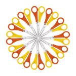 Westcott Left Handed Scissors 130mm Yellow/Orange (Pack of 12) E-21593 00