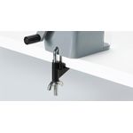Dahle Desktop Pencil Sharpener with Clamp Grey/Black 00133-21281