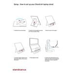 Standivarius StandArt Ergonomic Generalist Port Laptop Stand ST10601
