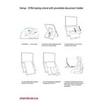 Standivarius Etra Premium Ergonomic Laptop Stand Black ST10711E-B