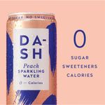 Dash Water Sparkling Water Peach 330ml Can (Pack of 12) DBL004