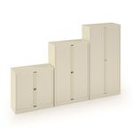 Bisley systems storage high tambour cupboard 1970mm high - white