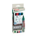 Edding e-28/4 S EcoLine Whiteboard Marker A5 Assorted (Pack of 4) 4-28-4