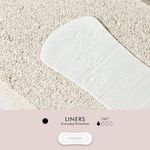 Grace and Green Bulk Organic Bamboo Liners Pack of 300 GGBAMLINBULK15