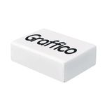 Graffico by 5 Star Plastic Eraser White (Pack of 45) EN05992