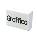 Graffico by 5 Star Plastic Eraser White (Pack of 45) EN05992