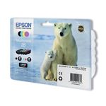 Epson 26 Polar Bear Claria Premium Ink Cartridge CMYK Multipack C13T26164010