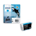 Epson T7602 Killer Whale UltraChrome HD Ink Cartridge Cyan C13T76024010