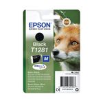 Epson T1281 Fox DURABrite Ultra Ink Cartridge Black C13T12814012