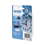 Epson 27XL Alarm Clock DURABrite Ultra Ink Cartridge High Yield CMY Multipack C13T27154012