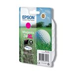 Epson 34XL Golf Ball DURABrite Ultra Ink Cartridge High Yield Magenta C13T34734010