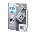 Epson 35 Padlock DURABrite Ultra Ink Cartridge Cyan C13T35824010