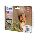 Epson 378 Squirrel Claria Photo HD Ink Cartridge CMYK/Lt Cyan/Lt Mag Multipack C13T37884010