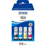 Epson 104 EcoTank Ink Bottle CMYK Multipack C13T00P640