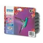 Epson T0807 Hummingbird Claria Photographic Ink Cartridge CMYK/Lt Cyan/Lt Mag Multipack C13T08074011