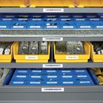 Dymo 18445 Rhino Label Printer Tape 19mmx5.5m Black on White S0718620