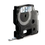Dymo 43610 D1 LabelMaker Tape 6mm x 7m Black on Clear S0720770