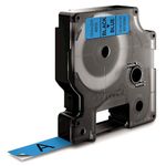 Dymo 45016 D1 LabelMaker Tape 12mm x 7m Black on Blue S0720560