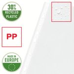 Esselte Pocket Landscape Top Opening Embossed A3 Clear (Pack of 10) 47182