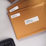 Dymo LabelWriter Return Address Labels 25 x 54mm Self-Adhesive White (Pack of 12) 2177563