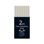 Eurowrap Cellophane Wrap Roll 2m Clear 30933-GWCC-S