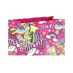 Girly Text Gift Bag Medium Pink Pack of 6 36896-3C