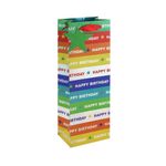 Holographic Happy Birthday Bottle Bag Pack of 6 36953-4C