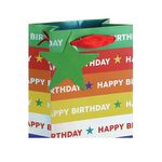 Holographic Happy Birthday Bottle Bag Pack of 6 36953-4C