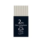 Eurowrap Cellophane Wrap Roll 2m Clear 30933-GWCC-S