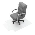 Floortex Cleartex PVC Chair Mat Carpet Lipped 1200x900x2.2mm Clear 119225LV