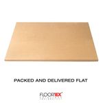 Floortex Cleartex PVC Chair Mat Carpet Lipped 1200x900x2.2mm Clear 119225LV