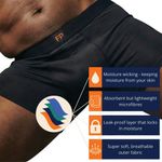 Franks Pants Everyday Boxer Brief 3XL Black FPEVERYDAYB3XL