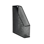5 Star Mesh Magazine Rack Scratch Resistant with Non-Marking Rubber Pads A4+ Black 287934